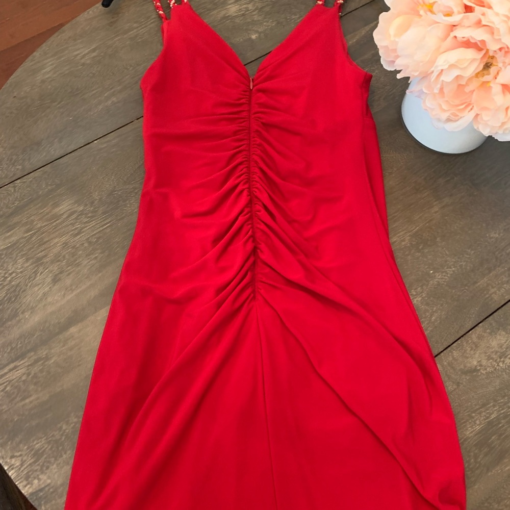 Cache Dress - Red - Perfect Condition - Size 4 - image 4